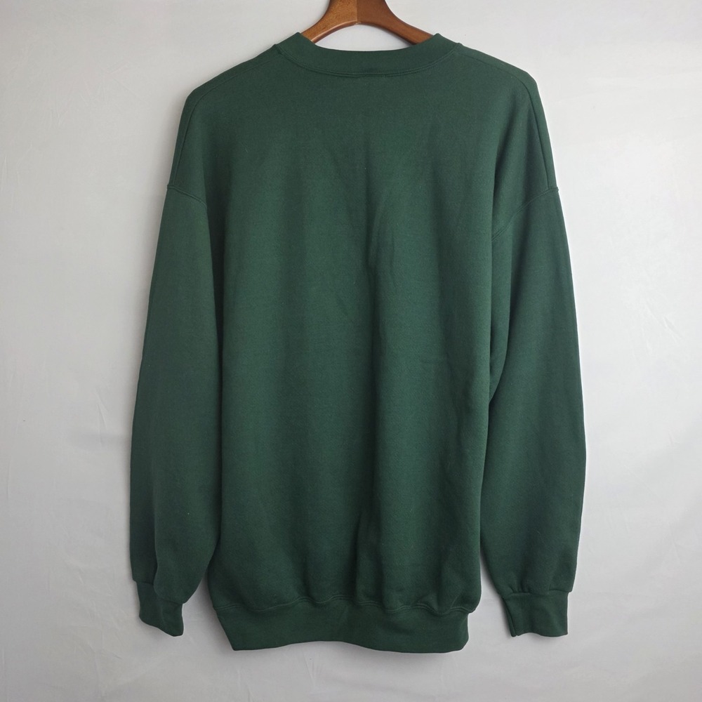 Vintage NWT Disney Store Sweatshirt XL Green Tigger Graphic Fleece Crewneck 90s - Picture 3 of 11
